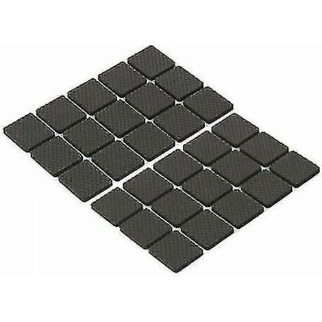 Patins antidérapants en caoutchouc auto-adhésifs, patins noirs pour chaises et meubles, protections de sol IK (1/3)