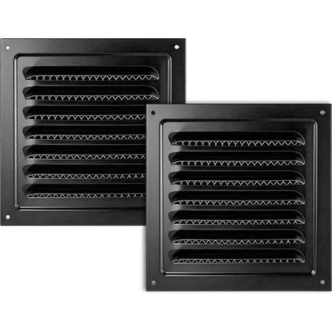 2pcs Metal Ventilation Grille, 150150mm, Square Air Vent Grille, Rectangular Air Grille, with Mesh (1/4)