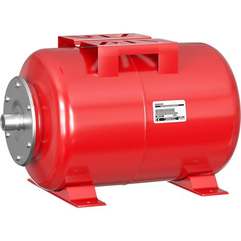Wiltec Vaso di espansione 24 l orizzontale per impianti idrici, sistemi autoclave, con membrana EPDM