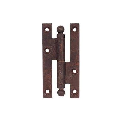Paumelle 5174 bis DUBOIS SAS - 110x55 mm - Droite - Fer rouillé ciré - 288155 (1/2)