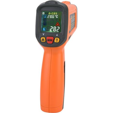 Thermomètre infrarouge numérique sans contact haute précision PM6530D -50 °C à 800 °C / -58 à 1472 °F (1/5)