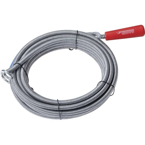 ROTHENBERGER Industrial spirale di pulizia con artiglio 9 mm x 5 m - 1500000140
