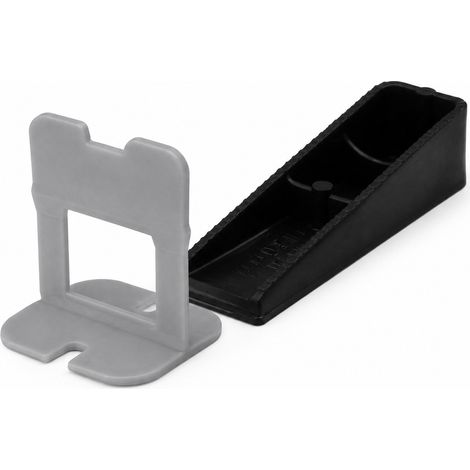 BASE LIVELLANTE CON FERITOIA PER CUNEO fuga 1,0 mm - colore grigio  - MADE IN ITALY
