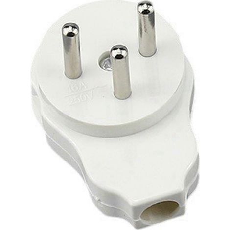Fiche mâle israélienne 16 A, fiche cylindrique mâle, fiche mâle israélienne, fiche UE (1/5)