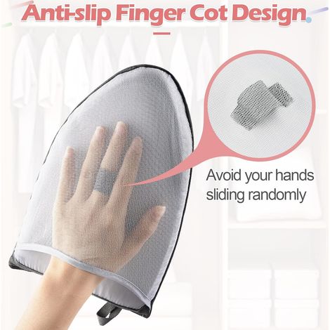 CINPIUK Guantes de planchado para vapor, guantes antivapor, résistants à la chaleur, accessoires para ropa (1/5)