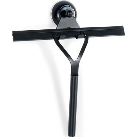 RACLETTE NOIRE SUSPENDUE POUR CABINE DE DOUCHE