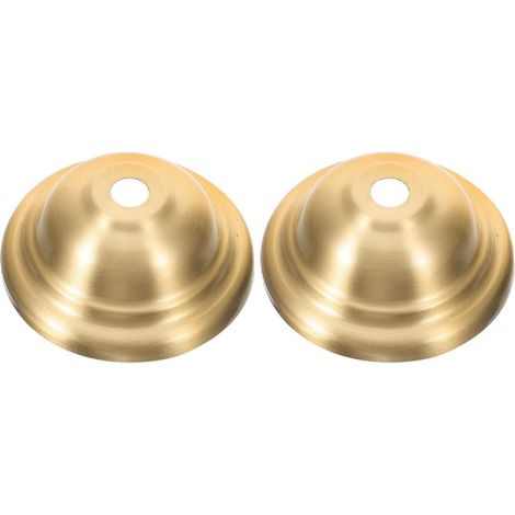 Rosace pour Lustre Suspendu en Laiton Pur Doré, Motif Chapeau Britannique Rétro, Plaque Plafond Large Salon et Salle à Manger