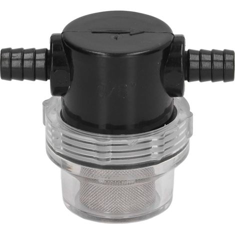 Filtre de Pompe à Eau Barbe ABS Tapistes 3/8 Pouce 1/2 Pouce Sortie pour Pompe CC 12 V 80 Psi avec une Sortie D'assemblage Simple -NPSM pour un Flux Stable (1/5)