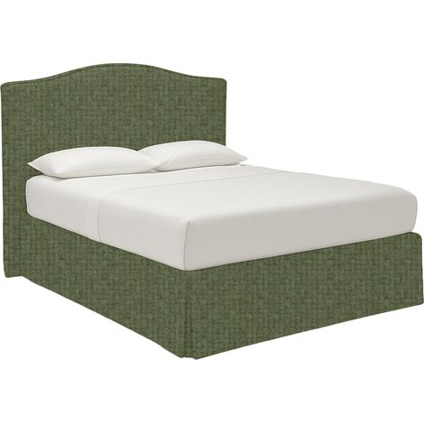 Letto Singolo Batley, Sfoderabile, Contenitore Made in Italy, Verde