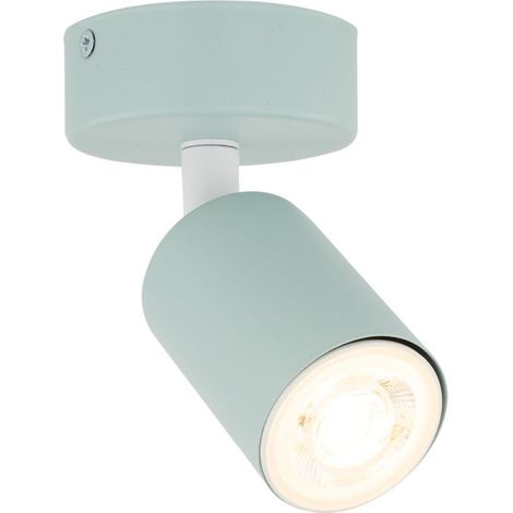 Kinderlampe Metall verstellbar B: 13 cm Mint GU10 rund (1/5)
