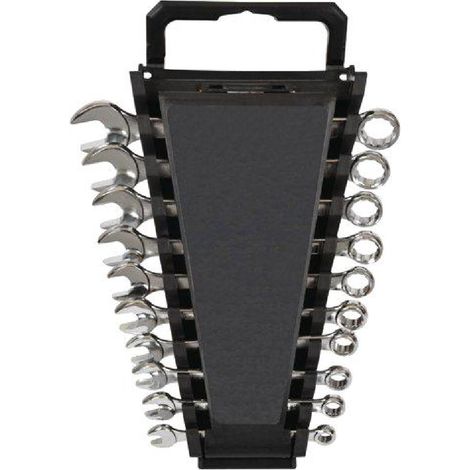 Kit 10 Cles mixtes plate oeil - a suspendre - 7 a 16 mm