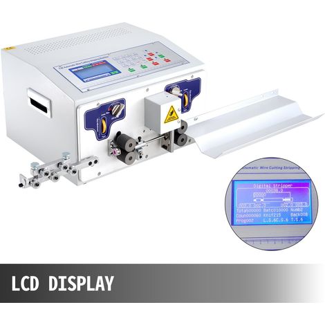 Machine à Dénuder électrique, 300W Machine à dénuder automatique SWT508-JE Contrôlé par Micro-ordinateur Affichage LCD pour traiter… (1/5)