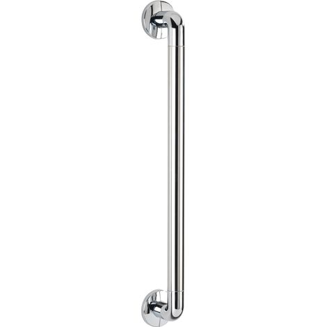 Wenko – Barre d'appui murale 64,5 cm – Aluminium – Charge max 120 kg – Vis et chevilles fournies – Pour salle de bain et WC