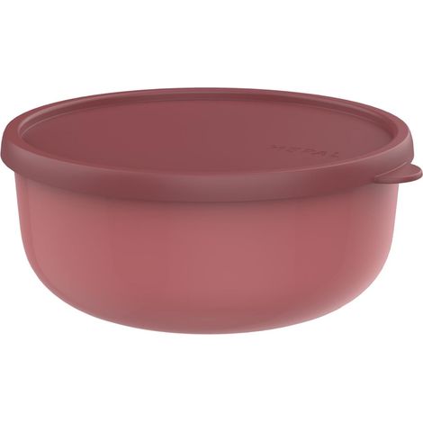 Récipient pour micro-ondes Lumina - Boîte hermétique alimentaire avec couvercle pour frigo, congélateur, four vapeur, micro-ondes et lave-vaisselle - Bol de service - 1500 ml - Vivid mauve (1/5)