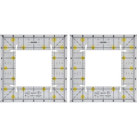transparente Acryl-Patchwork-Lineale für kreatives Nähen und Schneiden (1/5)