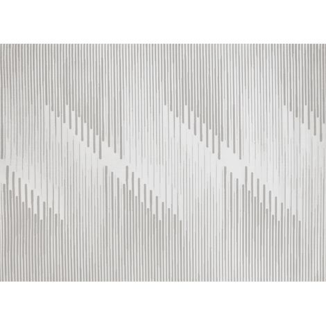 Tapis gris à lignes asymétriques 160 x 230 cm VENISE