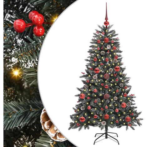 Künstlicher Weihnachtsbaum Grün 120 cm PVC, Plastik und Stahl vidaXL (1/5)