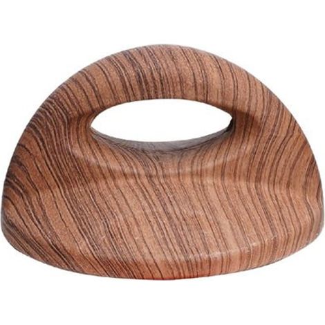 TrAdE Shop Traesio - Pomello Manopola Ricambio Per Coperchio Resistente Al Calore ø7cm Effetto Legno 607416 - (1/5)