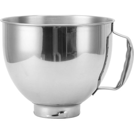 Bol mélangeur pour robot KitchenAid Classic 4,5 QT et Artisan 5 QT en acier inoxydable 304 avec poignée ergonomique (1/5)