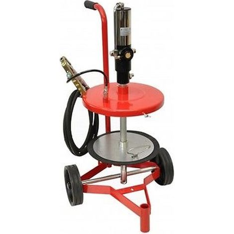 517 AEROPULSOMETRO PNEUMATICO X GRASSO x FUSTO 25KG CON RUOTE - BONEZZI ITALY