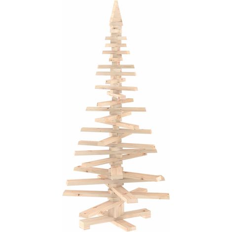 Árbol de Navidad de madera KOTKA 150 cm Madera de Pino Maciza vidaXL (1/5)