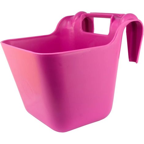Mangiatoia OK Plast ganci in plastica 14 l Rosa cavallo scuderia BOX