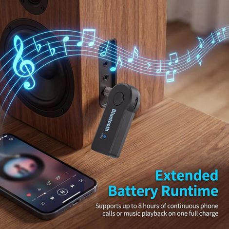 Récepteur Audio Bluetooth Avec Prise Jack 3,5 Mm Adaptateur Audio Sans Fil (1/5)