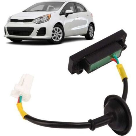 Bouton d'ouverture de coffre de rechange en ABS résistant aux rayures 81260-1W220 pour Kia Picanto TB 2011-2017 et Kia Rio Mk3 2011-2017 (1/5)