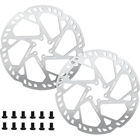 Electric Brake Disc 140mm/160mm/180mm/203mm/220mm 6/12 Holes Stainless Steel Brake Disc with 6/12 Screws for Electric Bikes (1/5)