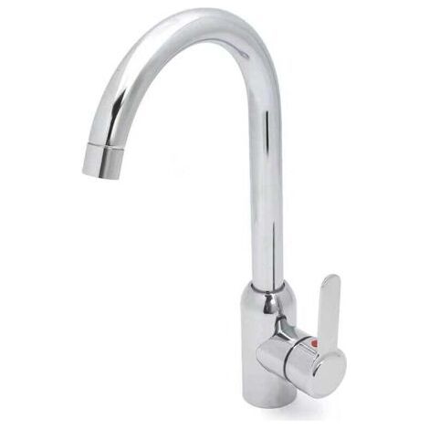 Robinet Lavabo Salle de Bain Bec Pivotant à 360° Mitigeur Lavabo Salle de Bain Mitigeur Evier en (1/4)