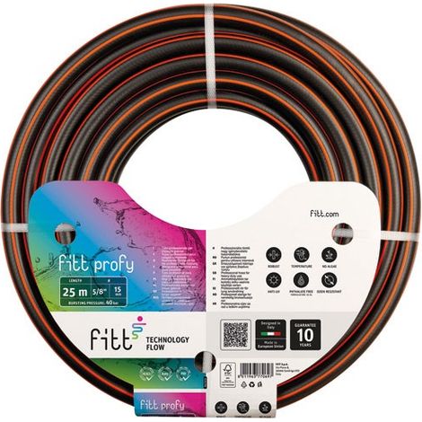 Tubo Fitt Profy Nero 15mm X 25m