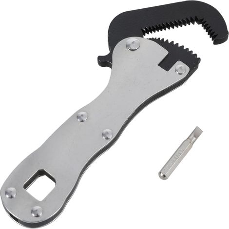 Étau Miniature 2 en 1 Ortviai Clé Têtue Réglable 15cm Compact pour Espace Restreint et Compétences Manuelles (1/5)