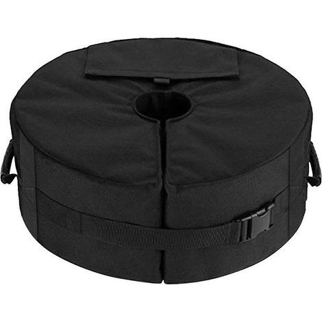 Sac de poids pour base de parapluie, sac de sable fixe amovible et coupe-vent pour base de parapluie de terrasse ronde, pour plage G (1/3)