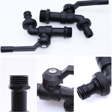 Robinet de jardin en laiton 1/2 pouce à boisseau sphérique extérieur résistant au gel -20℃ robinet de puisage résistant (1/5)