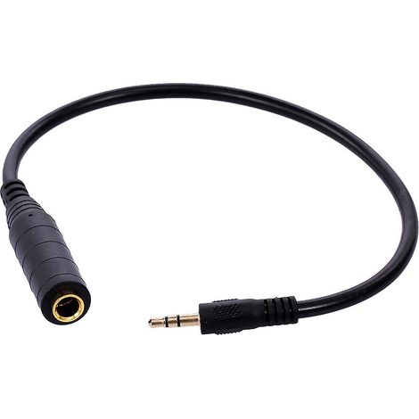 Câble adaptateur audio 3,5 mm vers 6,5 mm, câble convertisseur 3,5 mm mâle vers 6,35 mm femelle (1/5)