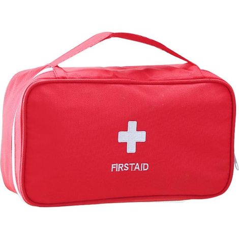 1 pièce Rouge 24 14 7cm trousse de secours complete trousse premiers secours (1/5)