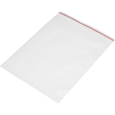 Sachet à fermeture pression sans bande d'inscription (l x H) 180 mm x 250 mm transparent Polyéthylèn