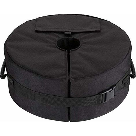 Sacs de Poids pour Parapluie Parasol Base Sac de Poids,Pied pour Parasol Sable Rond Robuste et Détachable avec Poignées 46 x 15 cm (1/5)