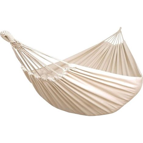 Esterilla colgante para jardín y camping，Esterillas colgantes de tela，Tamaño 260 x 80 cm，Peso máximo 200 kg，Capacidad 1 persona (1/4)