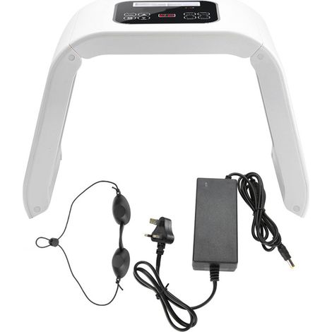 Lampe LED PDT 7 Couleurs Soin Acné Rajeunissement Peau Machine Photodynamique 110-220V UK (1/5)