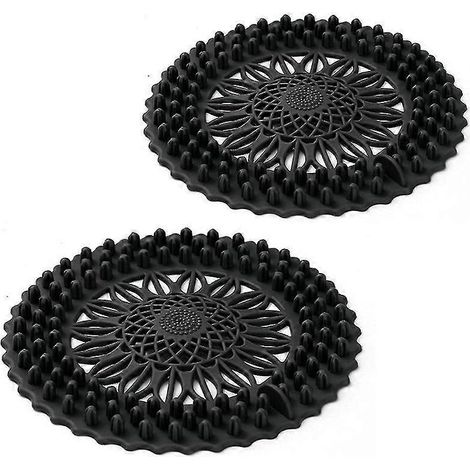 Attrape-cheveux, attrape-cheveux pour bonde, attrape-cheveux pour bonde de douche, bouchon à cheveux en silicone, protection de bonde, protection de bonde en plastique, convient pour la cuisine (1/5)