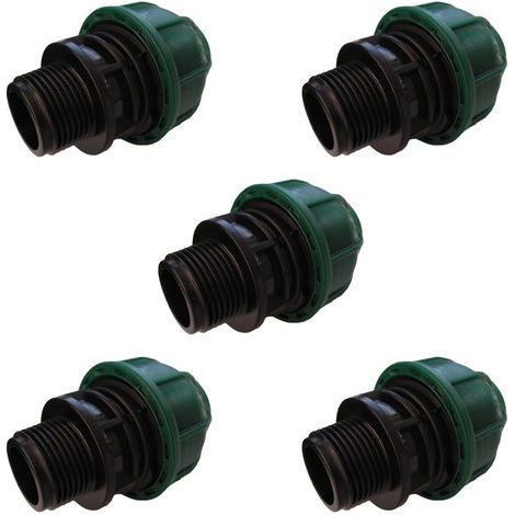 ENLACE ROSCA MACHO PE 25MM PACK X 5 21033922 (1/3)