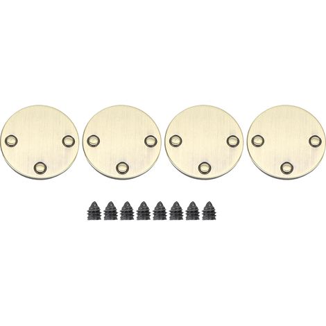 4 Sets Metal Round Buttons DIY Luggage Jeans Bag Leather Goods Decoration AccessoriesBronze B01‑51‑52053 (1/5)