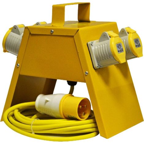 Faithfull Power Plus Distribution Box 4-Way 110V (1/2)