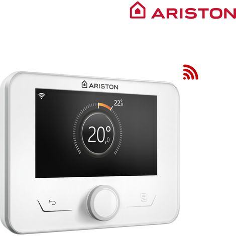 Thermostat modulant programmable sans fil - Ariston SENSYS NET HD blanc - compatible toute chaudières / PAC Ariston (1/5)