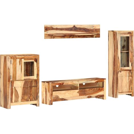 TV Unit Set with Drawer Brown 120 x 30 x 39 cm Wood vidaXL