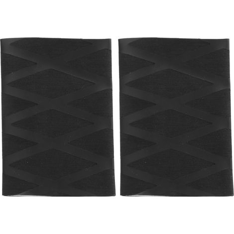 2PCS ruban adhésif thermorétractable en polyoléfine pour raquette de tennis, sur-grip noir pour raquettes horizontales (1/5)