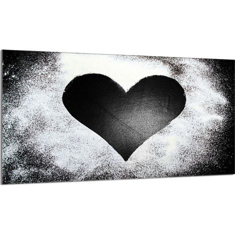 Glas-Herdplattenschutz 90x52 Herz (1/5)