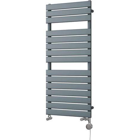 Typhoon - Anthracite Dual Fuel Towel Rail H1156mm x W500mm Thermostatic (1/3)