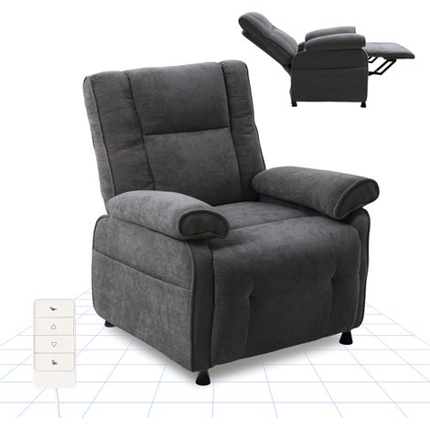 Fauteuil Relax Inclinable Électrique FlexiSpot, Gris Fonce (1/5)
